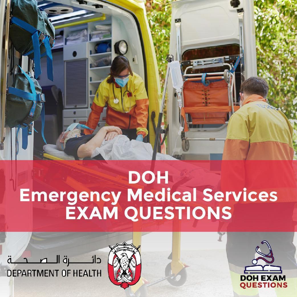 DOH Emergency Medical Services Exam Questions